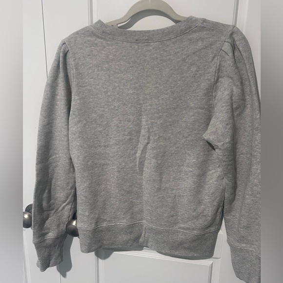 J.CREW CELESTIAL PATCHES GREY SWEATSHIRT STARS AND MOON. SIZE: M. - Picture 6 of 6